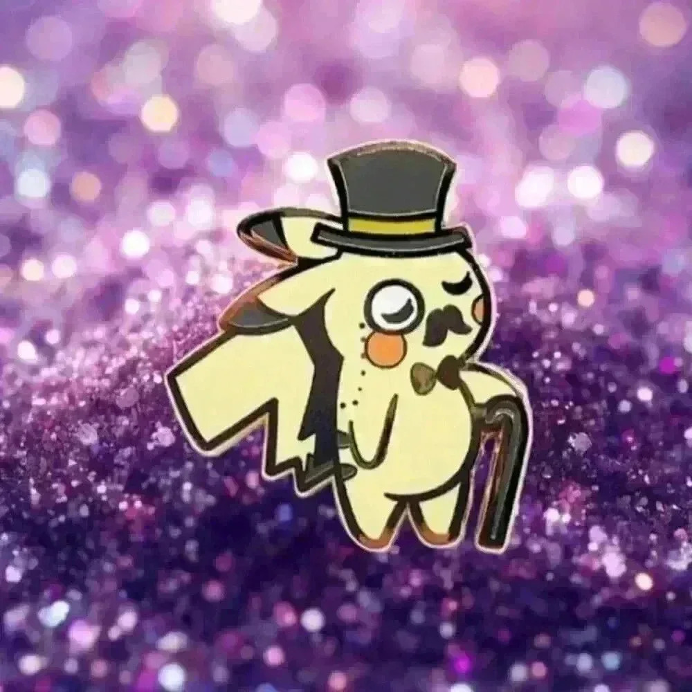 COPY - Pokemon Gentlemen Pikachu Enamel Pin - Dapper Collectible